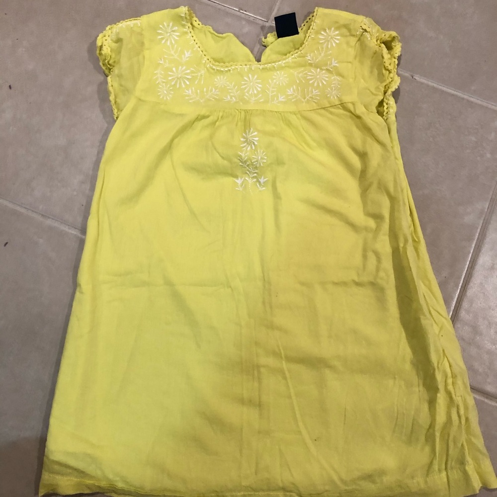 Gap kids yellow dress size xs 4-5